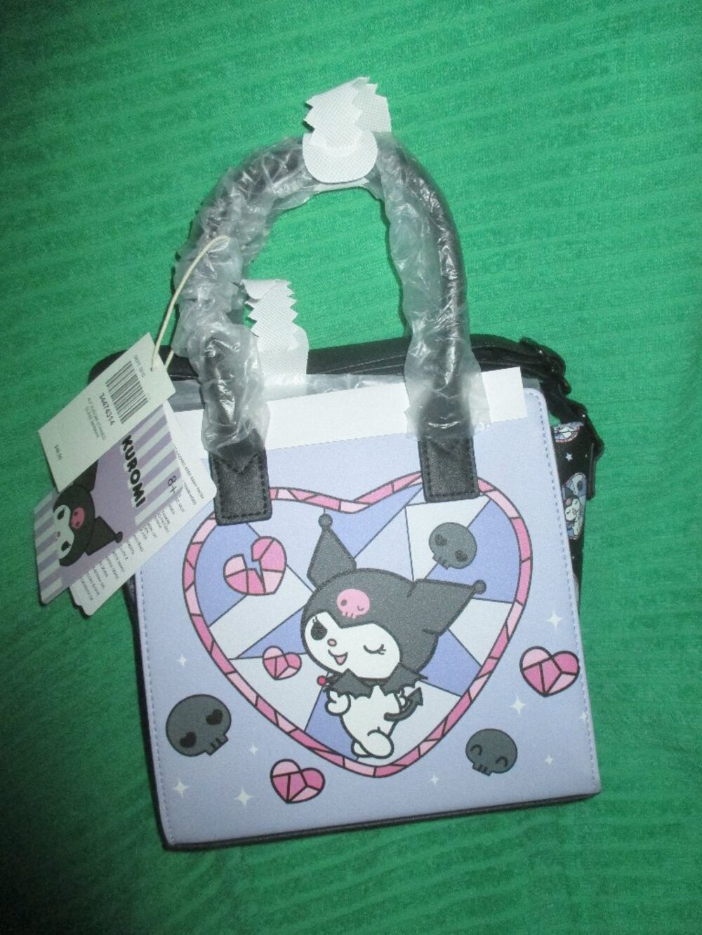 Kuromi Loungefly Heart Stained Glass Satchel Crossbody Bag BRAND NEW WITH TAGS